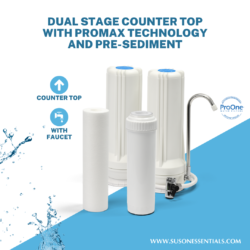 Dual Stage counter top with ProMax Technology and Pre-sediment