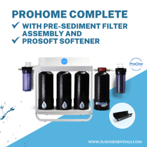 ProHome Complete with Pre-Sediment Filter Assembly and ProSoft Softener