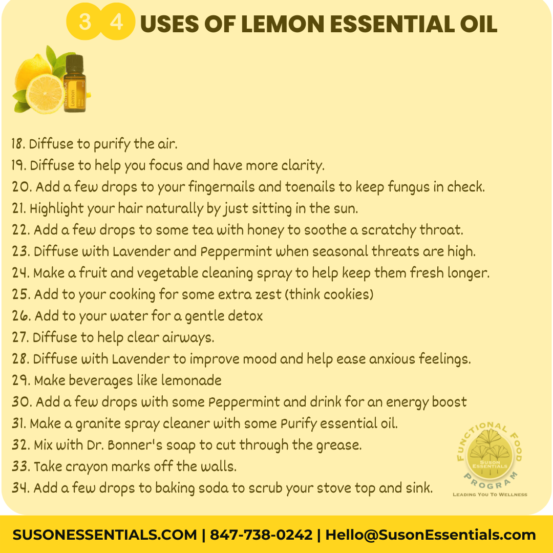 p2 34 Uses for Lemon EO 