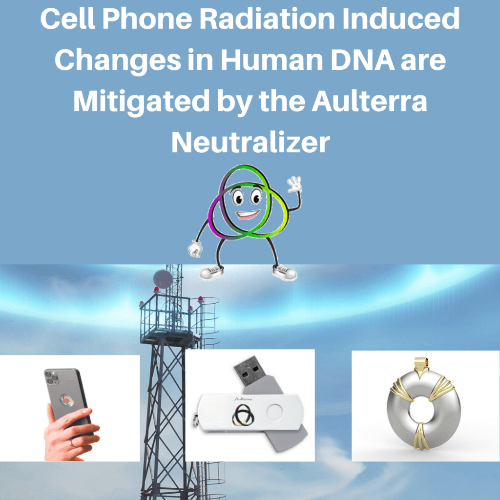Cell Phone Radiation Induced Changes in Human DNA are Mitigatedby the Aulterra Neutralizer