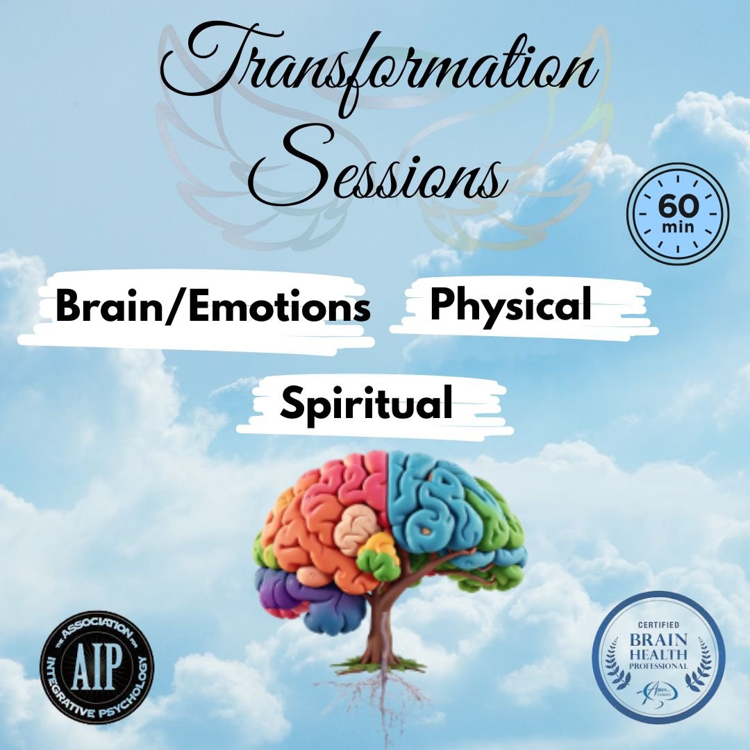 Transformation Session – Brain/Emotional, Physical, and Spiritual (60 Minutes)