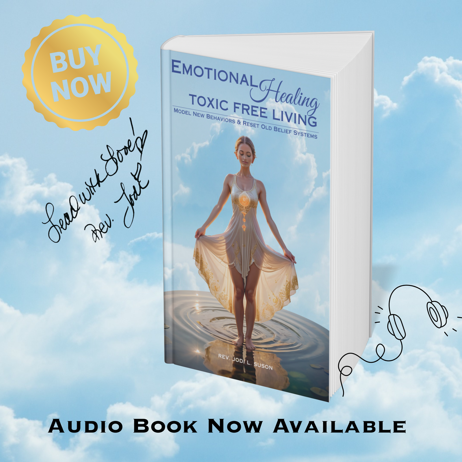 updated version of the book cover Emotional Healing Toxic Free Living