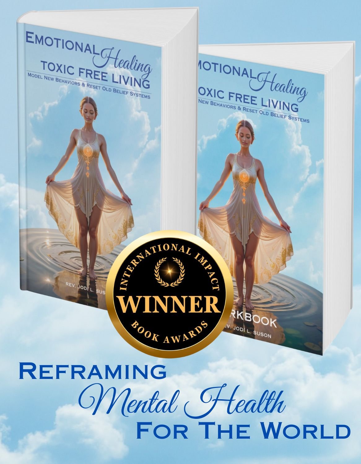 updated version of the book cover Emotional Healing Toxic Free Living