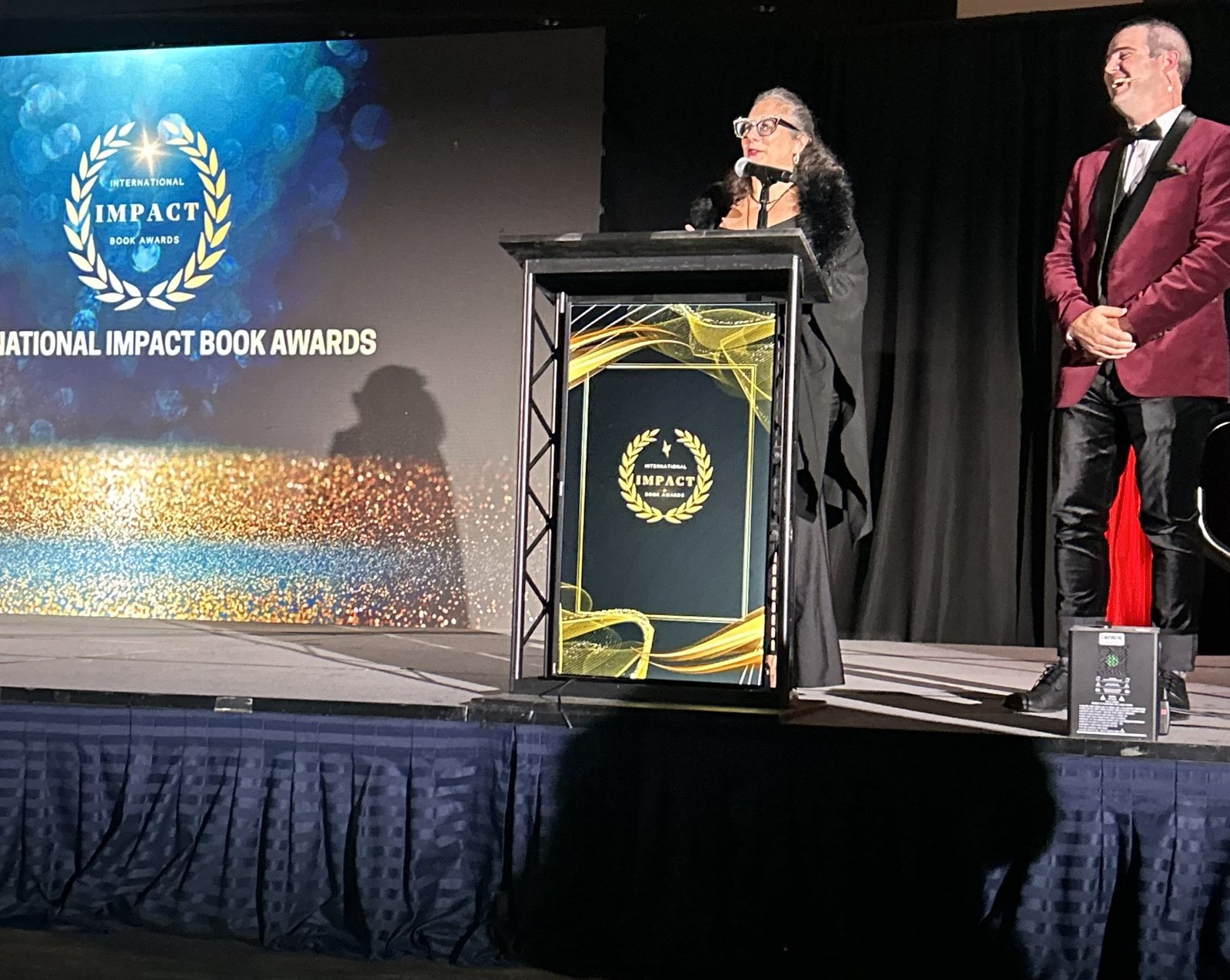 Speaking at the International Impact Awards Phx AZ