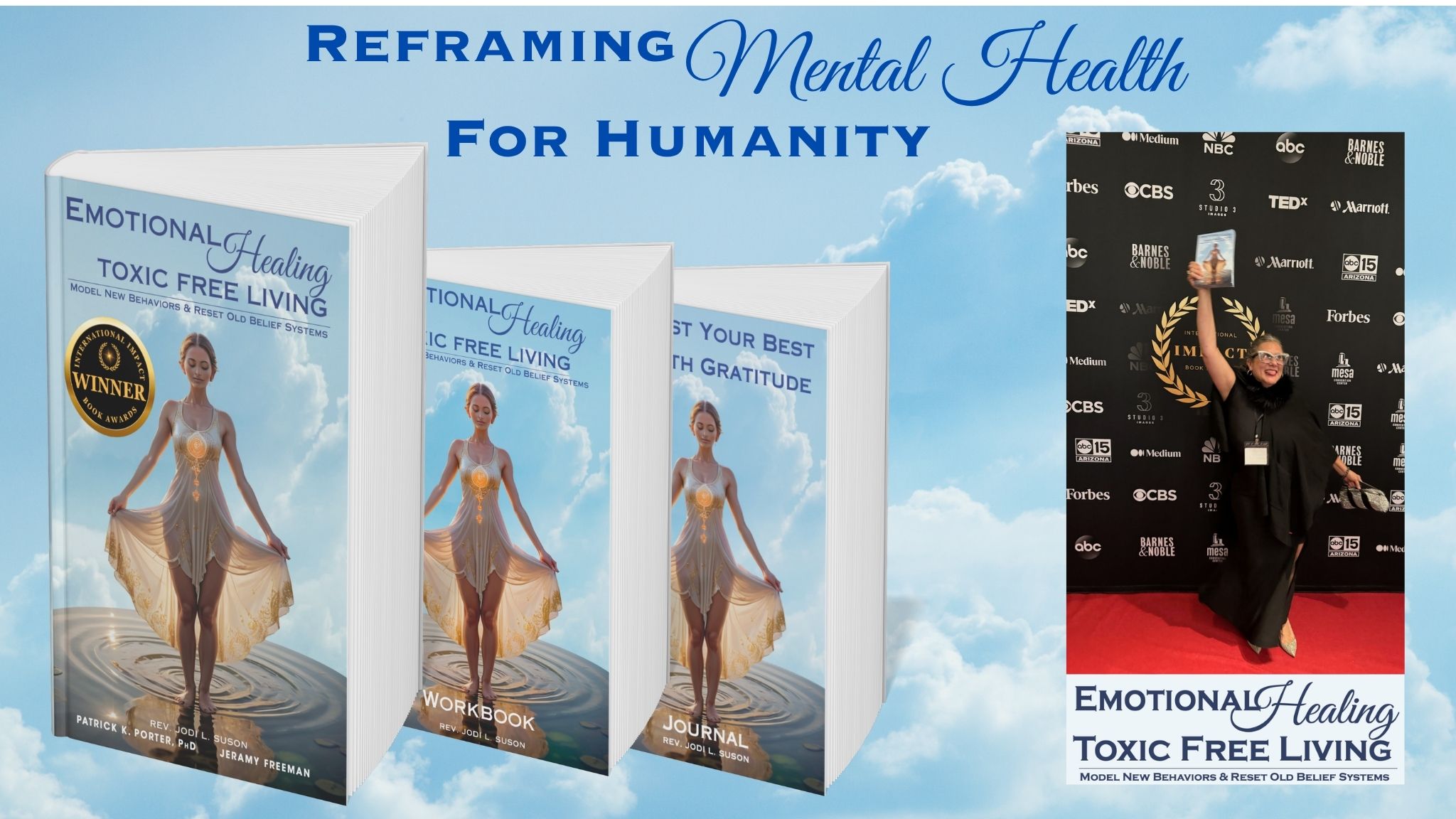 International Impact Award Winning Book Emotional Healing Toxic Free Living, Model New Behaviors and Reset Old Belief System Workbook, Journal Neurosceince